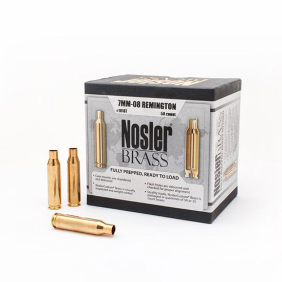 NOS BRASS 7MM-08 50/2  - Reloading